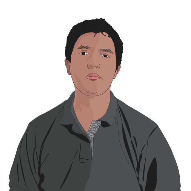 Illustrated portrait of Jhoer Perez